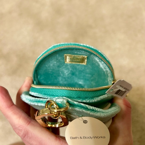 Bath and Body Works Disney Mulan Teal Dragon Velvet Pouch - Picture 6 of 17